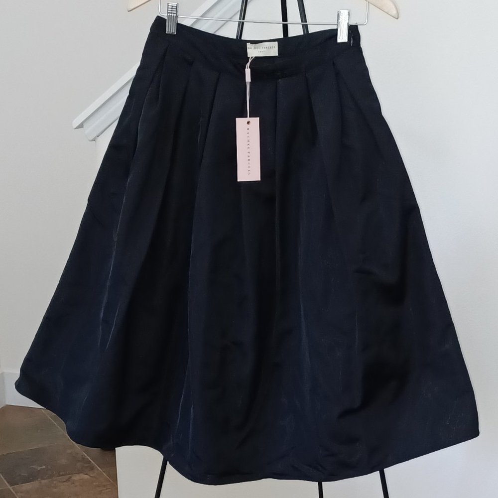 New Rachel Parcell Black Long Midi Evening Skirt